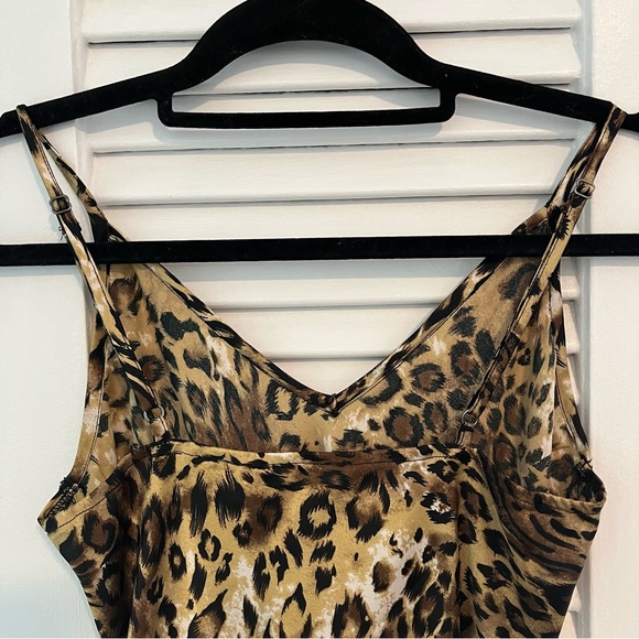 RD Style Leopard Print Midi Slip Dress - Picture 4 of 9